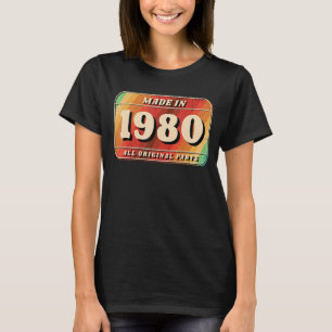 ヴィンテージ1980年オリジナル部品ライセンスプレート Tシャツ