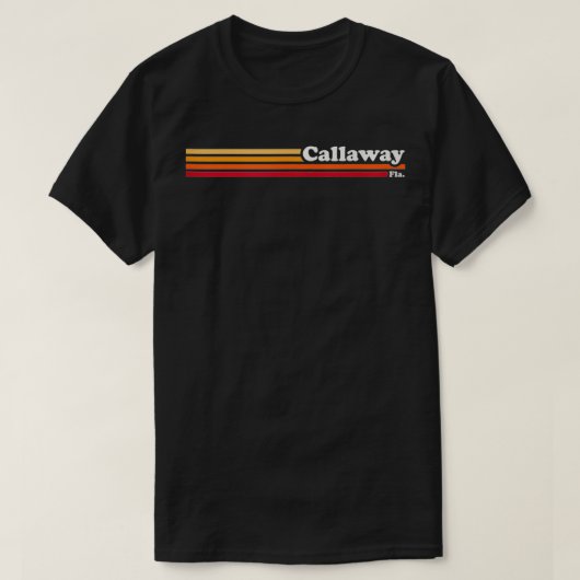 ヴィンテージ1980年代グラフィックスタイルカレーフロリダ Tシャツ (デザイン正面)