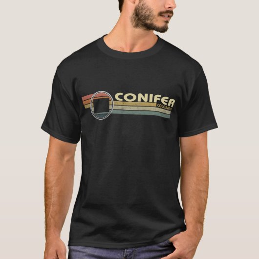 ヴィンテージ1980年代スタイル針葉樹 Tシャツ (正面)