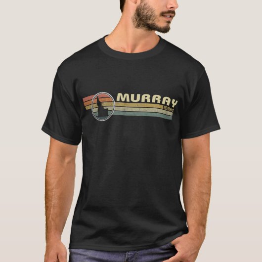 ヴィンテージ1980年代スタイル MURRAY, ID Tシャツ (正面)