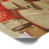 ヴィンテージ1980日本のs Sci-Fi AVマガジン表紙Po ポスター (角)