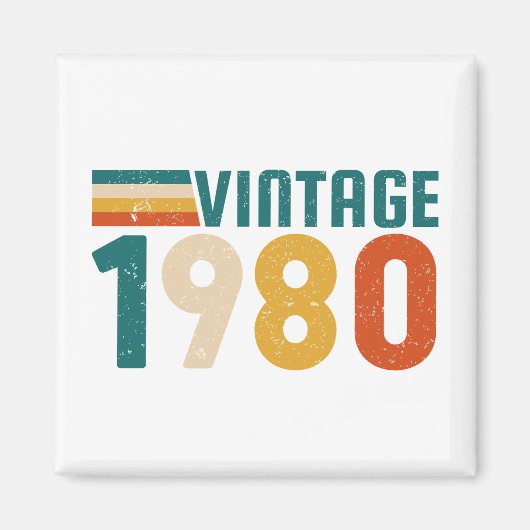 ヴィンテージ1980 マグネット (正面)
