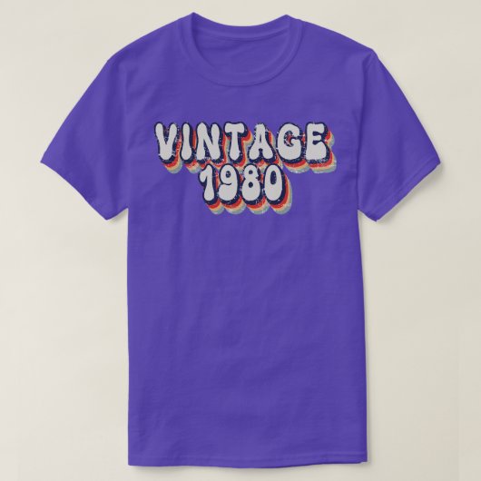 ヴィンテージ1980 1 Tシャツ (デザイン正面)