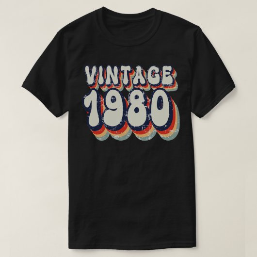 ヴィンテージ1980 Tシャツ (デザイン正面)