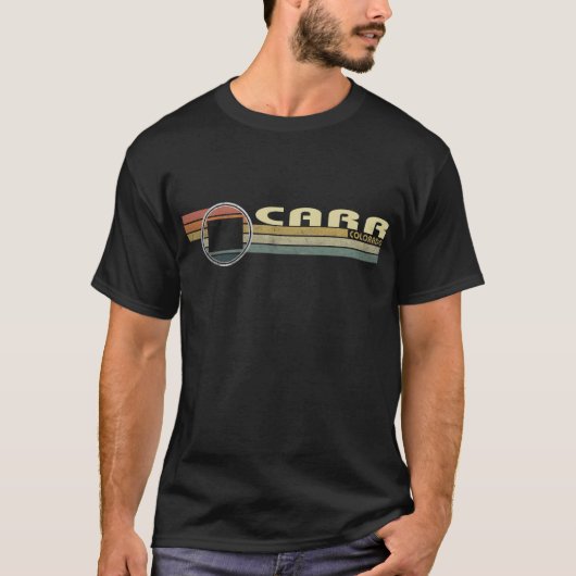 ヴィンテージ1980sスタイルカーCO Tシャツ (正面)
