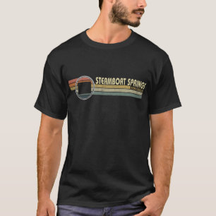 ヴィンテージ1980sスタイルスチームボート春、CO Tシャツ