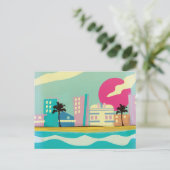 ヴィンテージ1980sマイアミポスター ポストカード (スタンド正面)