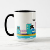 ヴィンテージ1980sマイアミポスター マグカップ (左)