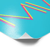 ヴィンテージ1980sマイアミ旅行ポスター フォトプリント            (角)