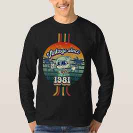 ヴィンテージ1981レトロ革命44誕生日 Tシャツ