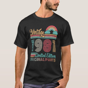 ヴィンテージ1981 Ltdエディションオリジナルパーツ41年M Tシャツ