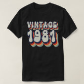 ヴィンテージ1981 Tシャツ (デザイン正面)
