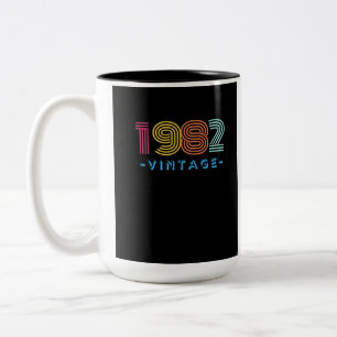 ヴィンテージ1982マグカップ ツートーンマグカップ