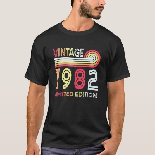 ヴィンテージ1982年1982年39誕生日女性39歳 Tシャツ (正面)
