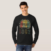 ヴィンテージ1982年2月レトロ40日40年 Tシャツ (正面フル)
