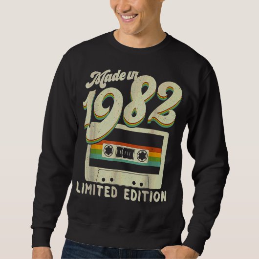 ヴィンテージ1982年40歳の誕生日 スウェットシャツ (正面)