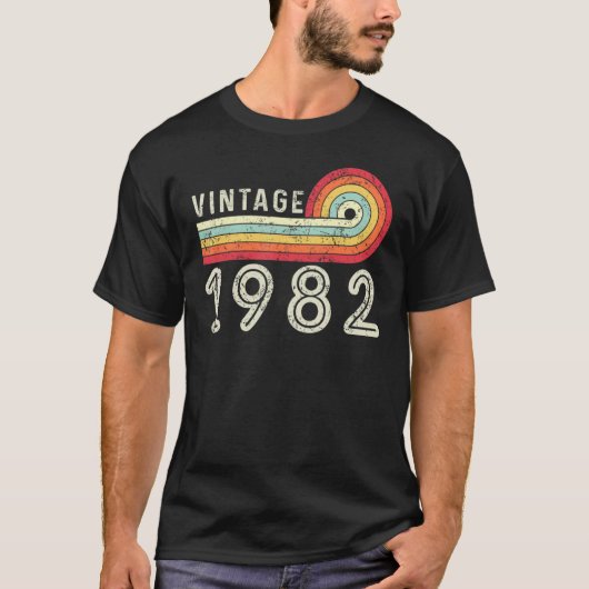 ヴィンテージ1982年40歳40歳37 Tシャツ (正面)