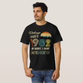 ヴィンテージ1982年5月Tシャツ – レトロスタイル誕生日 Tシャツ (正面フル)