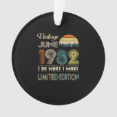 ヴィンテージ1982年6月私が欲しい限定版 オーナメント (正面)