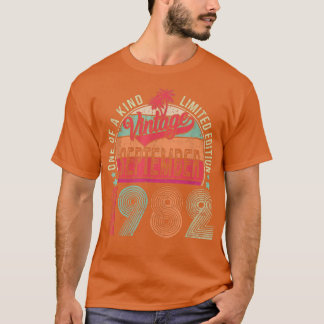 ヴィンテージ1982年9月40日誕生日40歳M Tシャツ