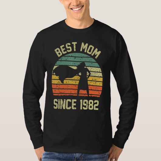 ヴィンテージ1982母1982年40歳の誕生日 Tシャツ (正面)