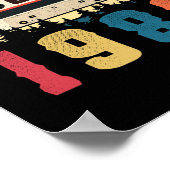 ヴィンテージ1982誕生日カセットテープ ポスター (角)