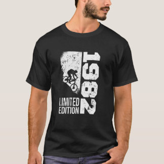 ヴィンテージ1982誕生日サイクリングMTB – 自転車台 Tシャツ