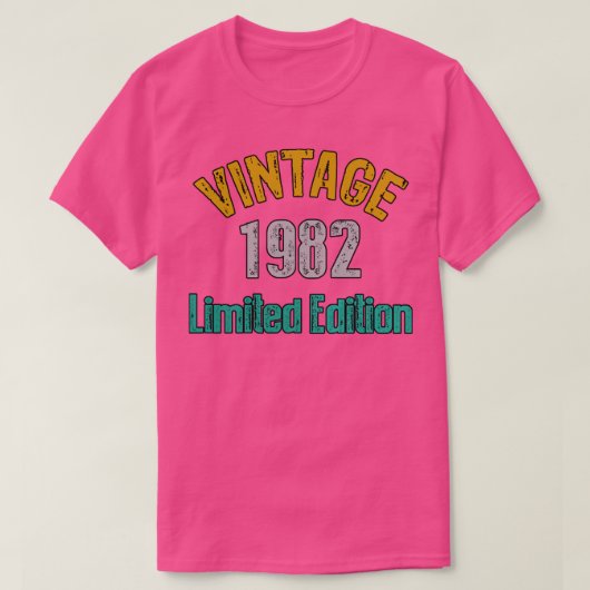 ヴィンテージ1982限定版4 Tシャツ (デザイン正面)