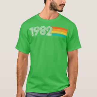 ヴィンテージ1982 39年誕生日ギフトレトロ Tシャツ