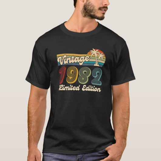 ヴィンテージ1982 40歳40歳Tee Limite Tシャツ (正面)