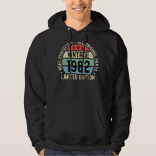 ヴィンテージ1982 40th誕生日オリジナル部品 パーカ