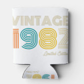 ヴィンテージ1982 42誕生日 缶クーラー (裏面)