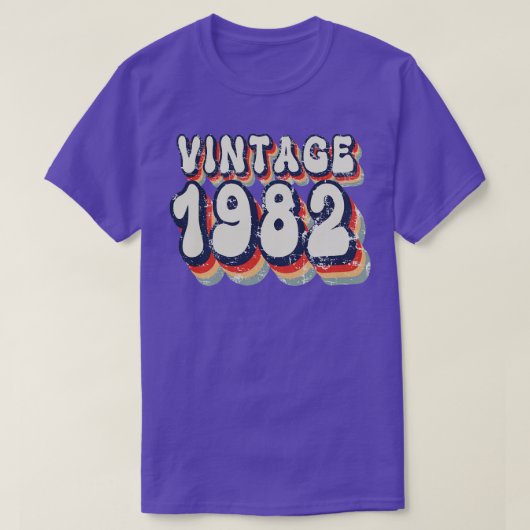 ヴィンテージ1982 Tシャツ (デザイン正面)