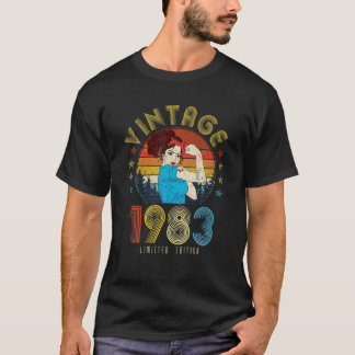ヴィンテージ1983年1983年38誕生日女性38歳 Tシャツ