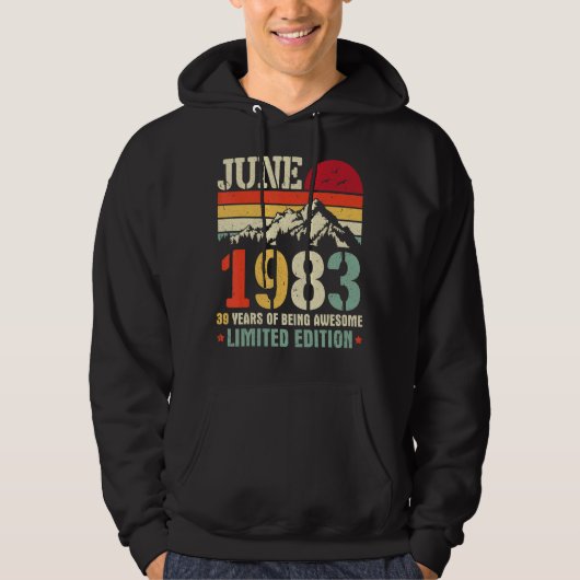 ヴィンテージ1983年6月39歳素晴らし パーカ (正面)