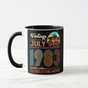 ヴィンテージ1983年7月限定版誕生日 マグカップ