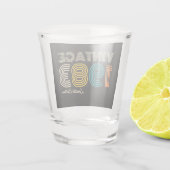 ヴィンテージ1983限定版40th誕生日 ショットグラス (裏面)