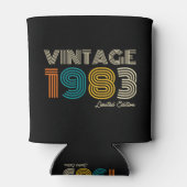 ヴィンテージ1983限定版40th誕生日 缶クーラー (裏面)