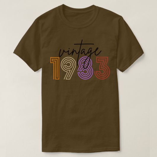 ヴィンテージ1983 27 Tシャツ (デザイン正面)