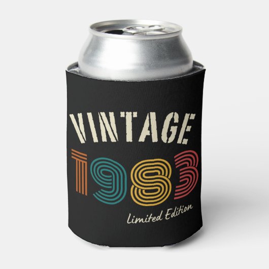ヴィンテージ1983 41番目の誕生日 缶クーラー (缶正面)