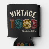 ヴィンテージ1983 41番目の誕生日 缶クーラー (裏面)