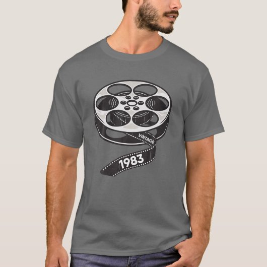 ヴィンテージ1983 Bday 39歳39歳の友人シネマM Tシャツ (正面)