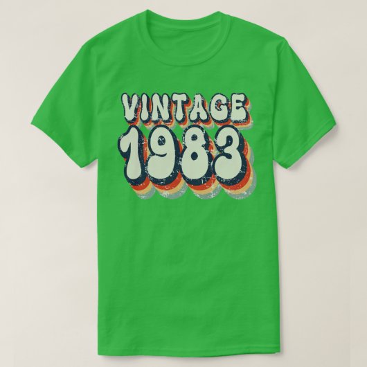 ヴィンテージ1983 Tシャツ (デザイン正面)