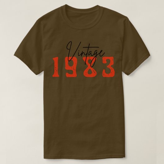 ヴィンテージ1983 Tシャツ (デザイン正面)