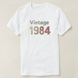 ヴィンテージ1984メンズTシャツ：キラキラした思い出 Tシャツ