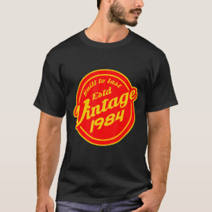 ヴィンテージ1984レトロ38歳の誕生日 Tシャツ