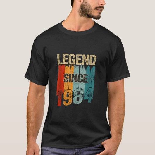 ヴィンテージ1984伝説1984年から40歳の誕生日プレゼント Tシャツ (正面)