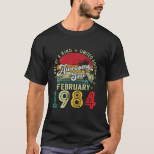ヴィンテージ1984年2月40歳誕生日G Tシャツ
