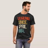 ヴィンテージ1984年39歳レトロ39歳1 Tシャツ (正面フル)