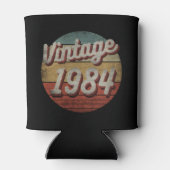 ヴィンテージ1984年 メンズ レディース 誕生日ギフト 缶クーラー (裏面)